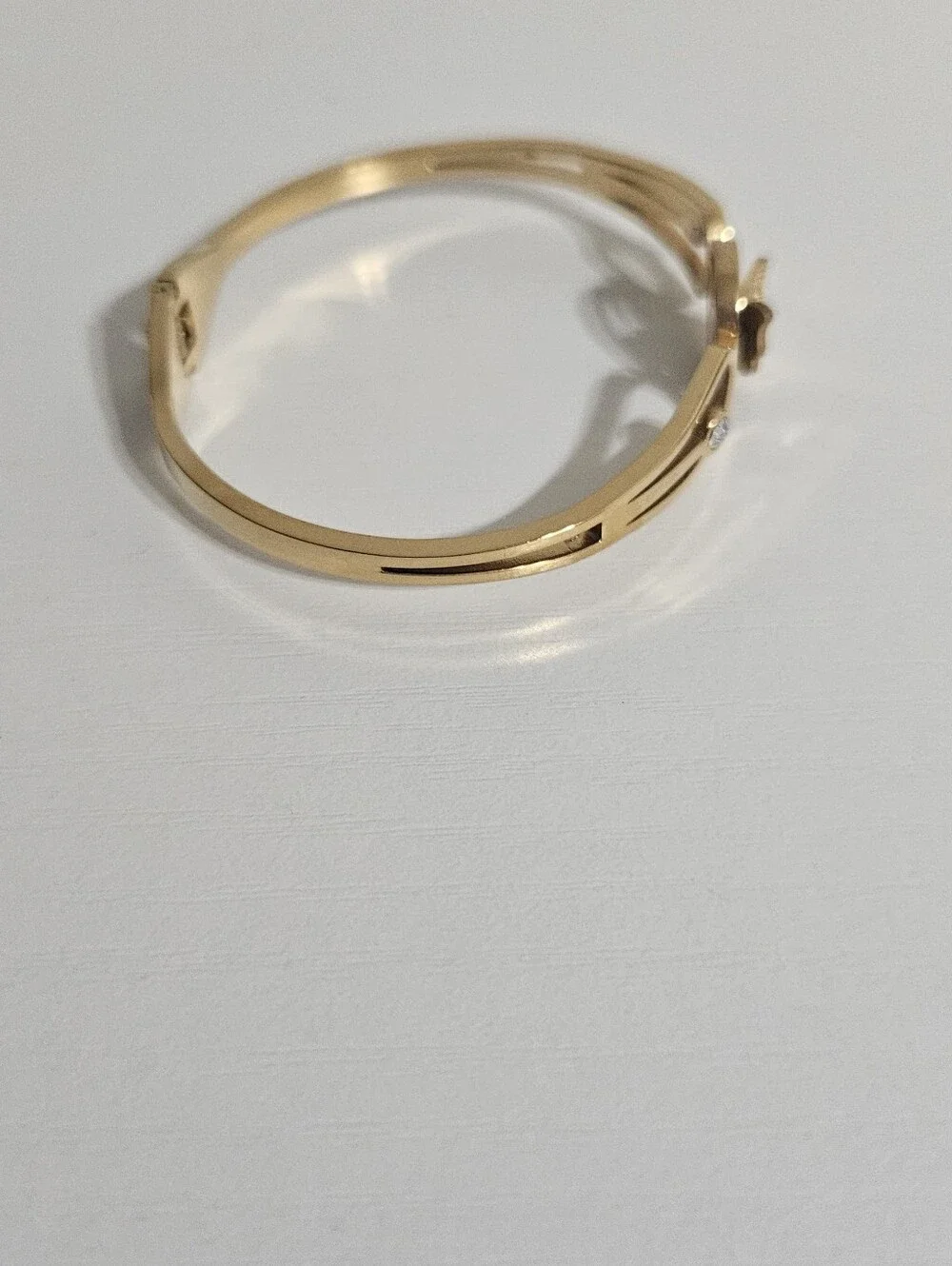 Gold Butterfly Bangle Bracelet - Women Jewelry